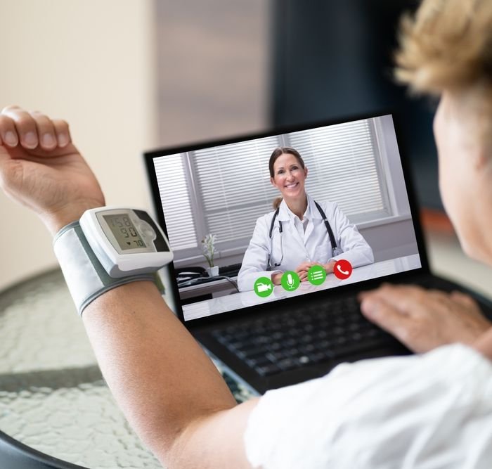 Telehealth,Patient,Making,Hypertension,Blood,Medicine,Test